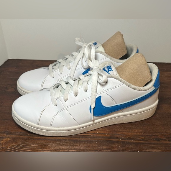 Nike Other - Nike Blazer Low Leather "White Blue" Men’s Size 8 Sneakers Good‎ Condition.